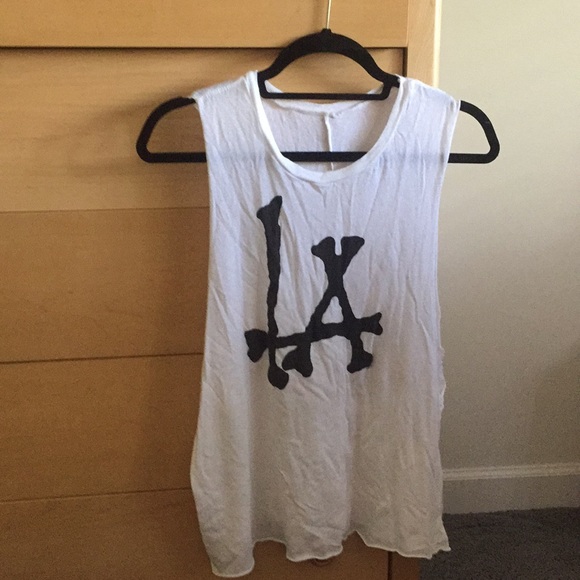 Brandy Melville LA Bones Muscle Tank - Picture 1 of 2